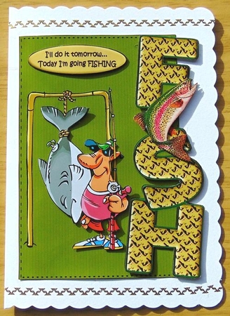 Fishing Over the Edge by Joyce Watson