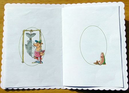Fishing Over the Edge Insert by Joyce Watson