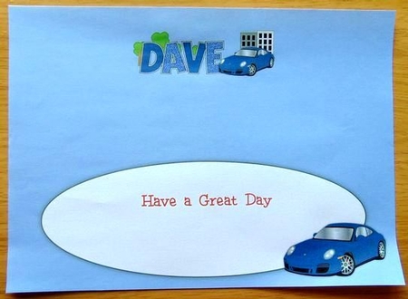 Porsche Dave Large Dl Insert by Joyce Watson
