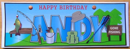 Fishing Andy Large Dl by Joyce Watson