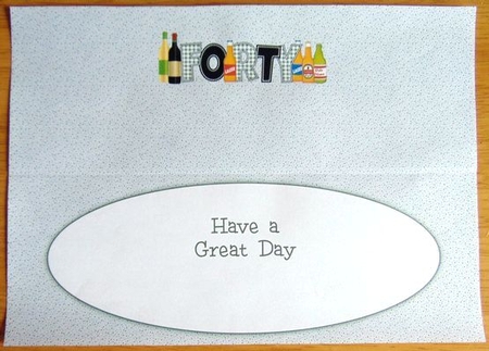 What's Your Poison? Forty Large Dl Insert by Joyce Watson