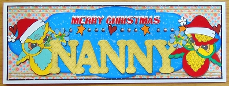 Owl Merry Christmas Nanny by Joyce Watson