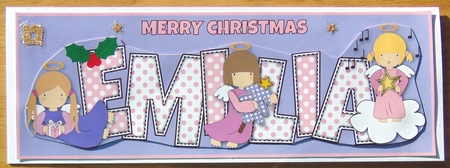 Christmas Angels Emilia Large Dl by Joyce Watson