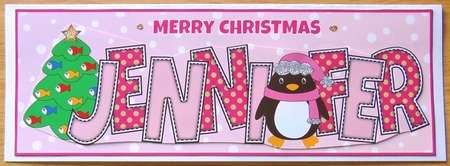 Eddie the Penguin Jennifer Large Dl by Joyce Watson