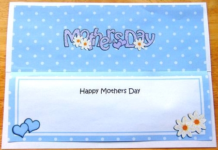 Large Dl Mothers Day Hearts & Flowers Insert by Joyce Watson
