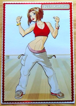 Fitness Dancer Dudess Brown Hair by Joyce Watson