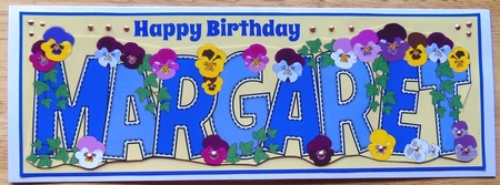 Bright Flowers Margaret Large Dl by Joyce Watson