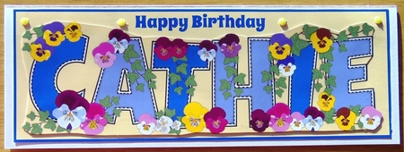 Bright Flowers Cathie Large Dl by Joyce Watson