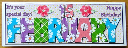 Day of the Year Birthday - February 15 by Joyce Watson