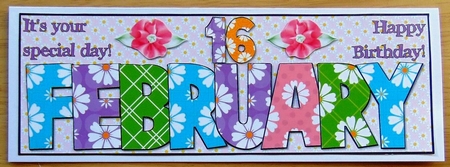 Day of the Year Birthday - February 16 by Joyce Watson
