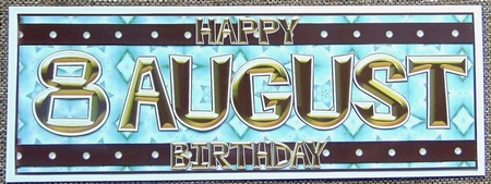 Day of the Year - August 8 by Joyce Watson