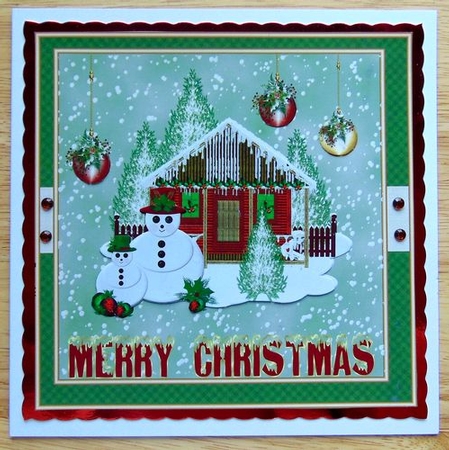Merry Christmas Snowmen by Joyce Watson