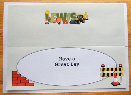 More Construction LEWIS large dl insert by Joyce Watson