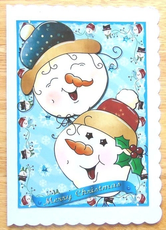 Happy Snowmen 2 by Joyce Watson