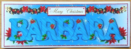 Large DL Poinsettia - BARBARA by Joyce Watson
