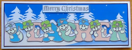 Pastel Snowmen - TEACHER by Joyce Watson