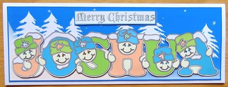 Pastel Snowmen - JOSHUA by Joyce Watson