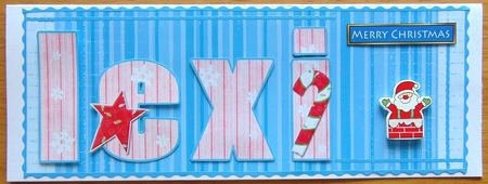 Blue Stripe Effect on White Background by Joyce Watson