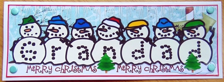 FROSTY FRIENDS - GRANDAD by Joyce Watson