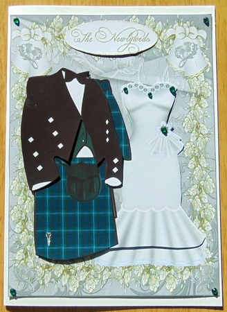 Forbes modern tartan wedding by Joyce Watson