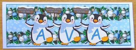 PENGUIN KISSES - AVA by Joyce Watson