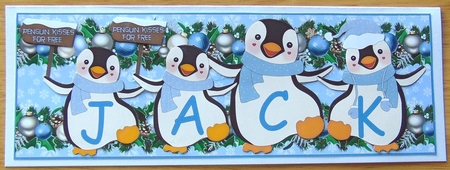 PENGUIN KISSES - JACK by Joyce Watson