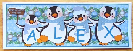 PENGUIN KISSES - ALEX by Joyce Watson
