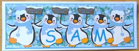 PENGUIN KISSES - SAM by Joyce Watson