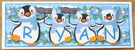 PENGUIN KISSES - RYAN by Joyce Watson