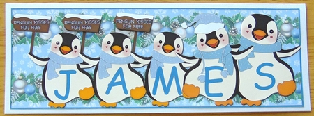 PENGUIN KISSES - JAMES by Joyce Watson
