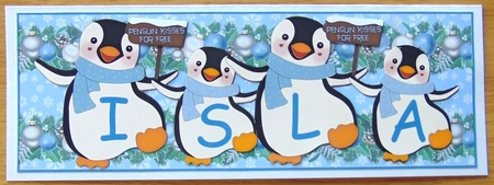 PENGUIN KISSES - ISLA by Joyce Watson