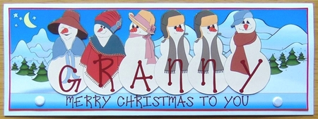 SILLY SNOWFOLK - GRANNY by Joyce Watson