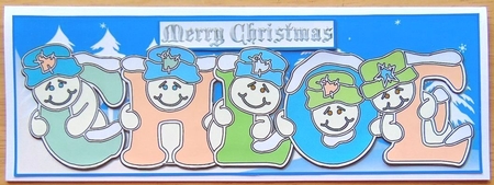 Pastel Snowmen - CHLOE by Joyce Watson