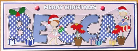 Christmas Fairies BECCA large dl by Joyce Watson