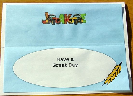 Country Life JAKE large dl insert by Joyce Watson