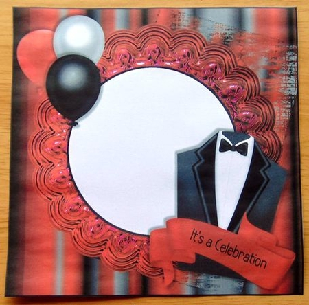 I-Card Insert - Male Special Ages - Red by Joyce Watson