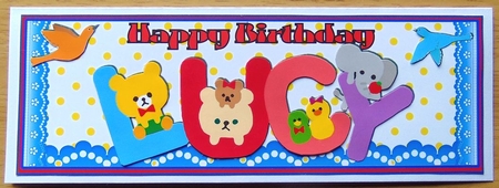 Animal Letters - LUCY by Joyce Watson