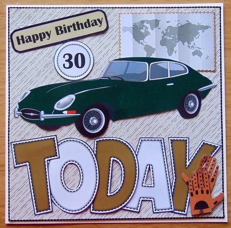 British Green Jaguar 8x8 mini kit by Joyce Watson