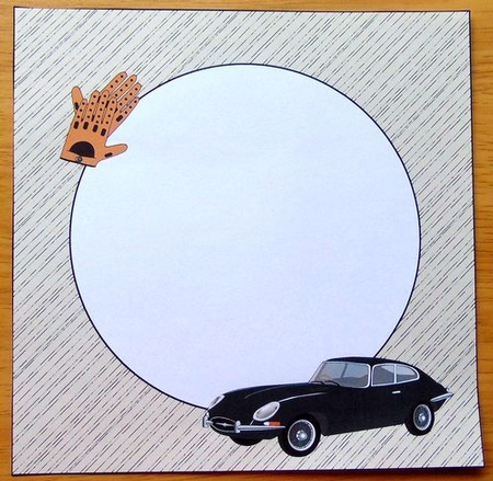 British Green Jaguar 8x8 mini kit insert 2 by Joyce Watson
