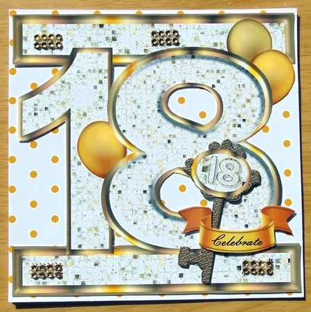 Special Ages - 18th Birthday - Sparkle by Joyce Watson