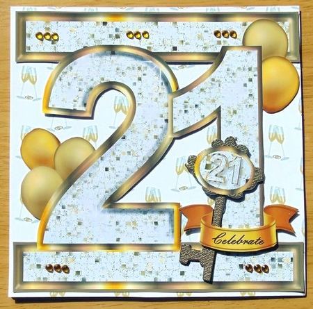 Special Ages - 21st Birthday - Sparkle by Joyce Watson