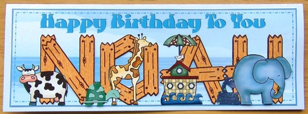 Noahs Ark Names - NOAH by Joyce Watson