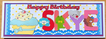 ANIMAL LETTERS - SKYE by Joyce Watson