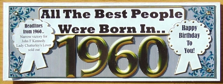 BORN IN 1960 by Joyce Watson