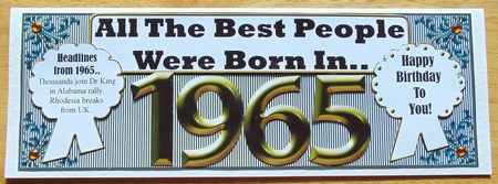BORN IN 1965 by Joyce Watson