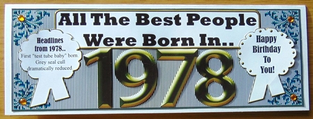 BORN IN 1978 by Joyce Watson