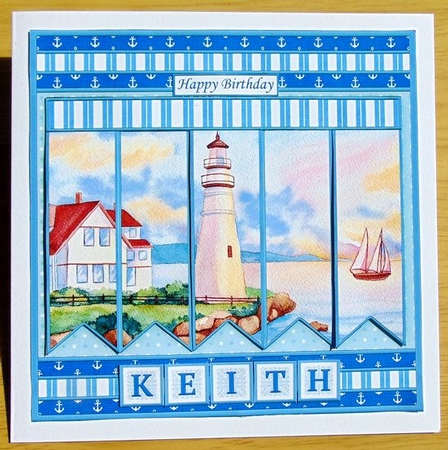 LIGHTHOUSE 7.5 Alphabet and Age Quick Card Kit Create Any Name by Joyce Watson