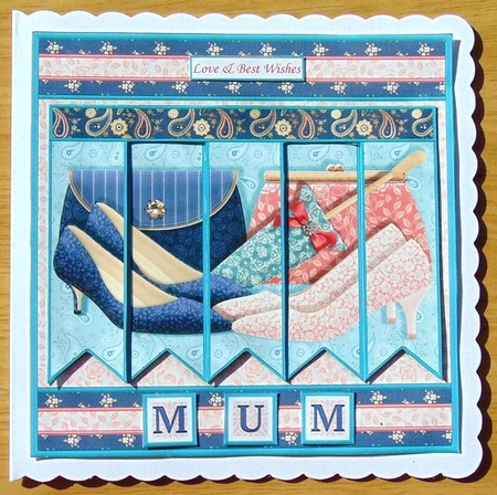 HANDBAGS & SHOES 7.5 Alphabet and Age Quick Card Kit Create Any Name by Joyce Watson