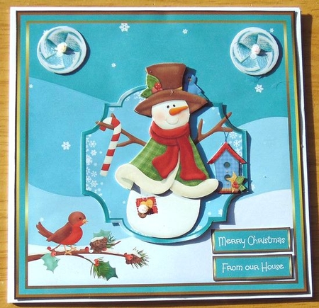 Snowman and friends by Joyce Watson