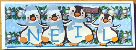 PENGUIN KISSES - NEIL by Joyce Watson